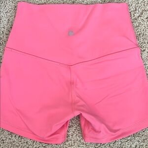 Lululemon Athletica Pink Athletic Shorts High-Waisted